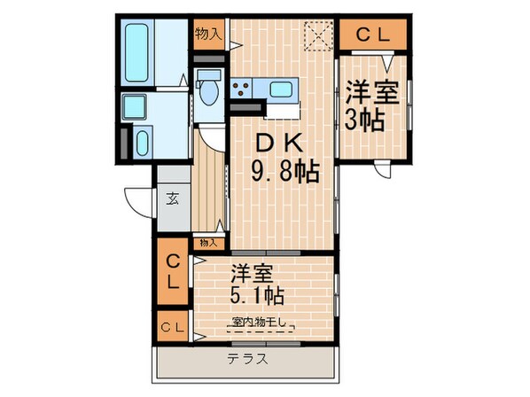 コンフォール甲子園口4丁目の物件間取画像